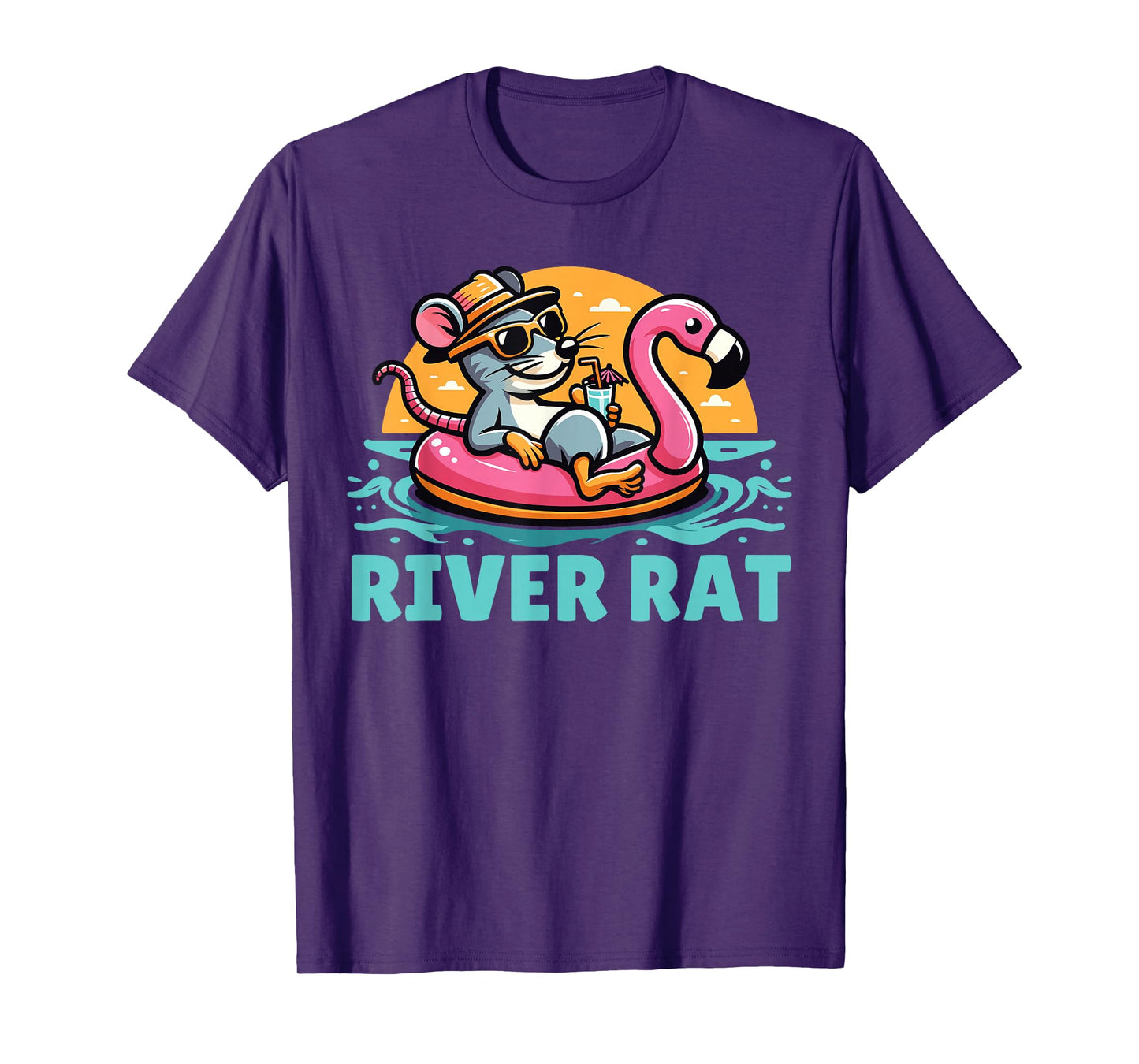 River Rat, River Floating, River Adventures, River Rat T-Shirt