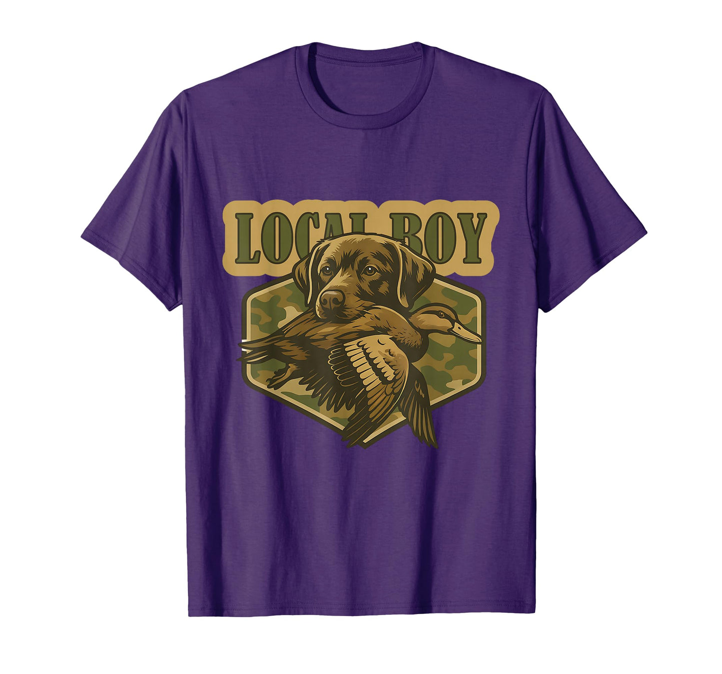 Local Boy Labrador Hunting Dog Duck Hunting T-Shirt