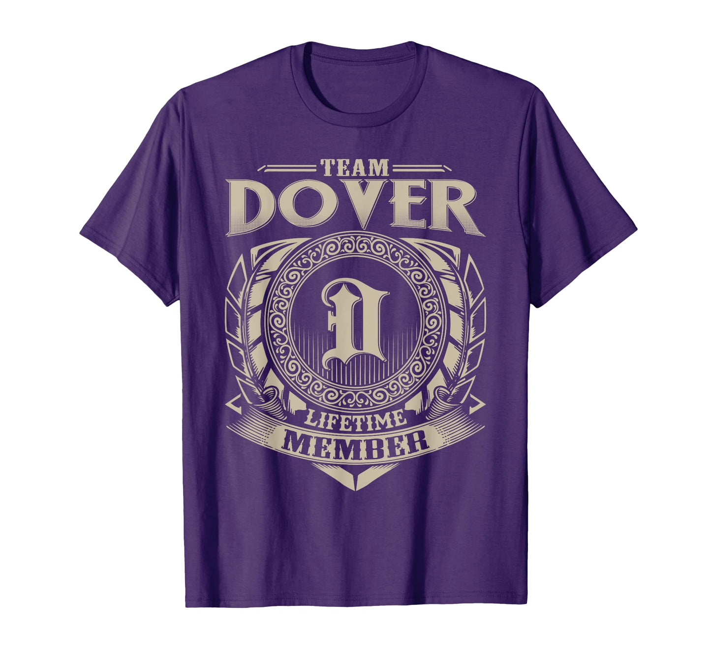 Team DOVER Lifetime Member Funny DOVER Family Name Vintage T-Shirt