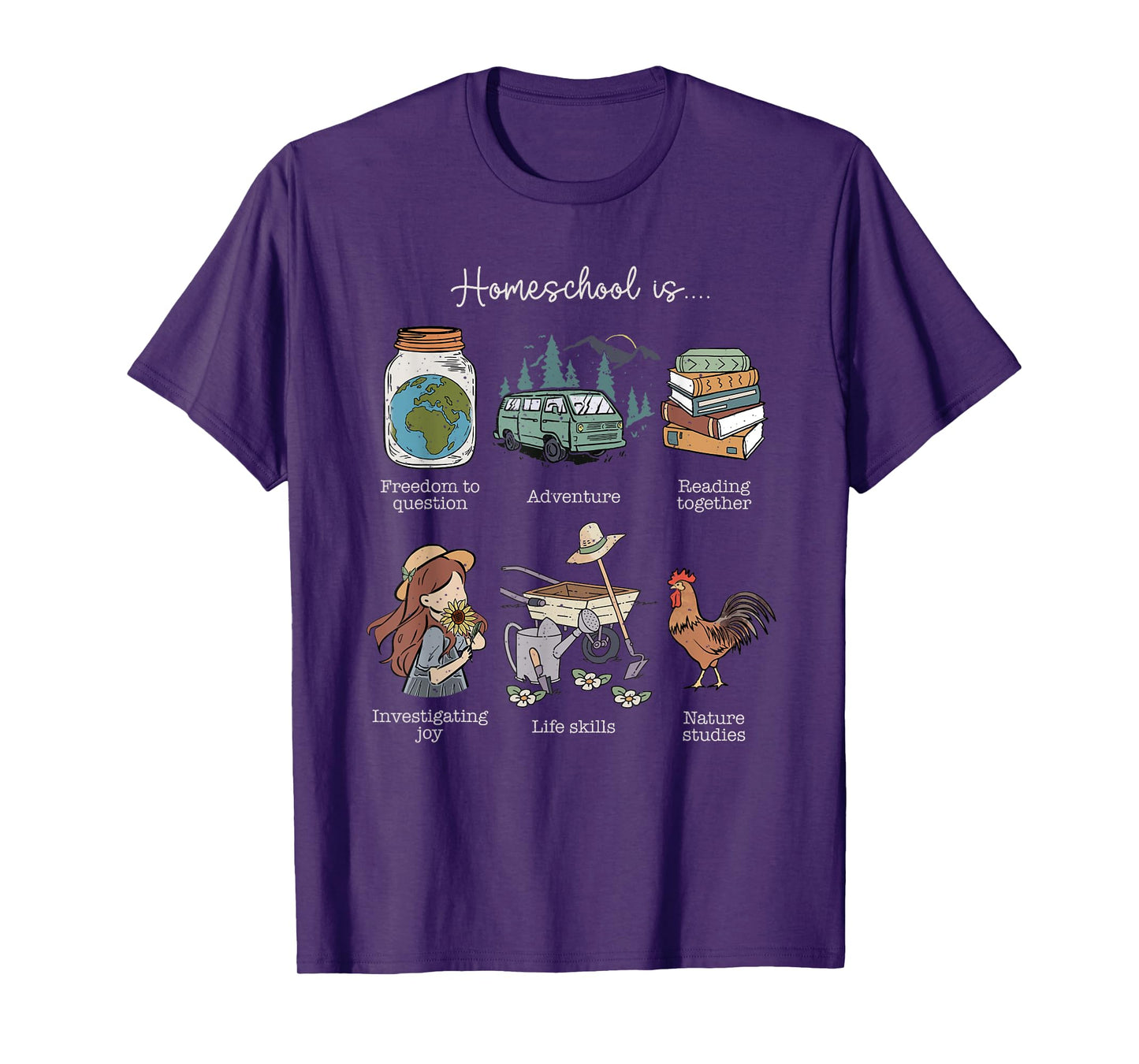 Homeschool Shirt Homeschool Is Funny Saying T-Shirt