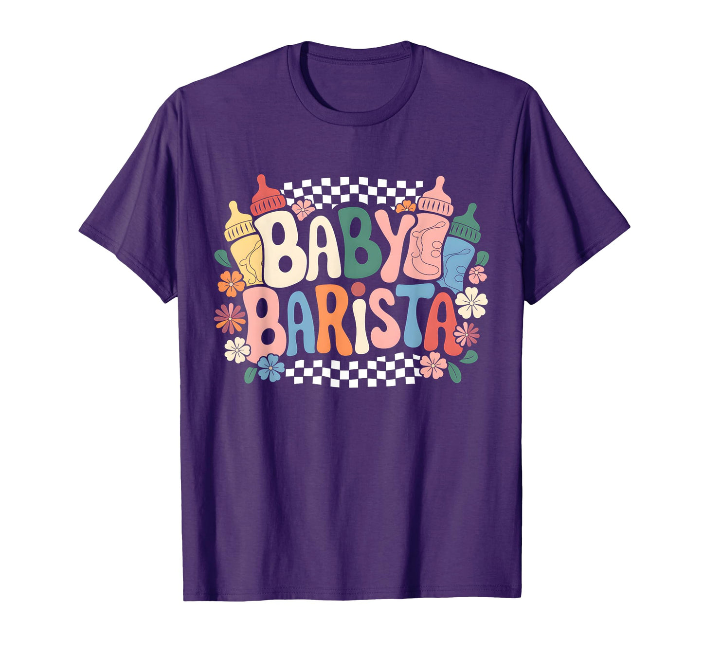 Nurse Milk Bottle Barista Mother Baby NICU Appreciation T-Shirt