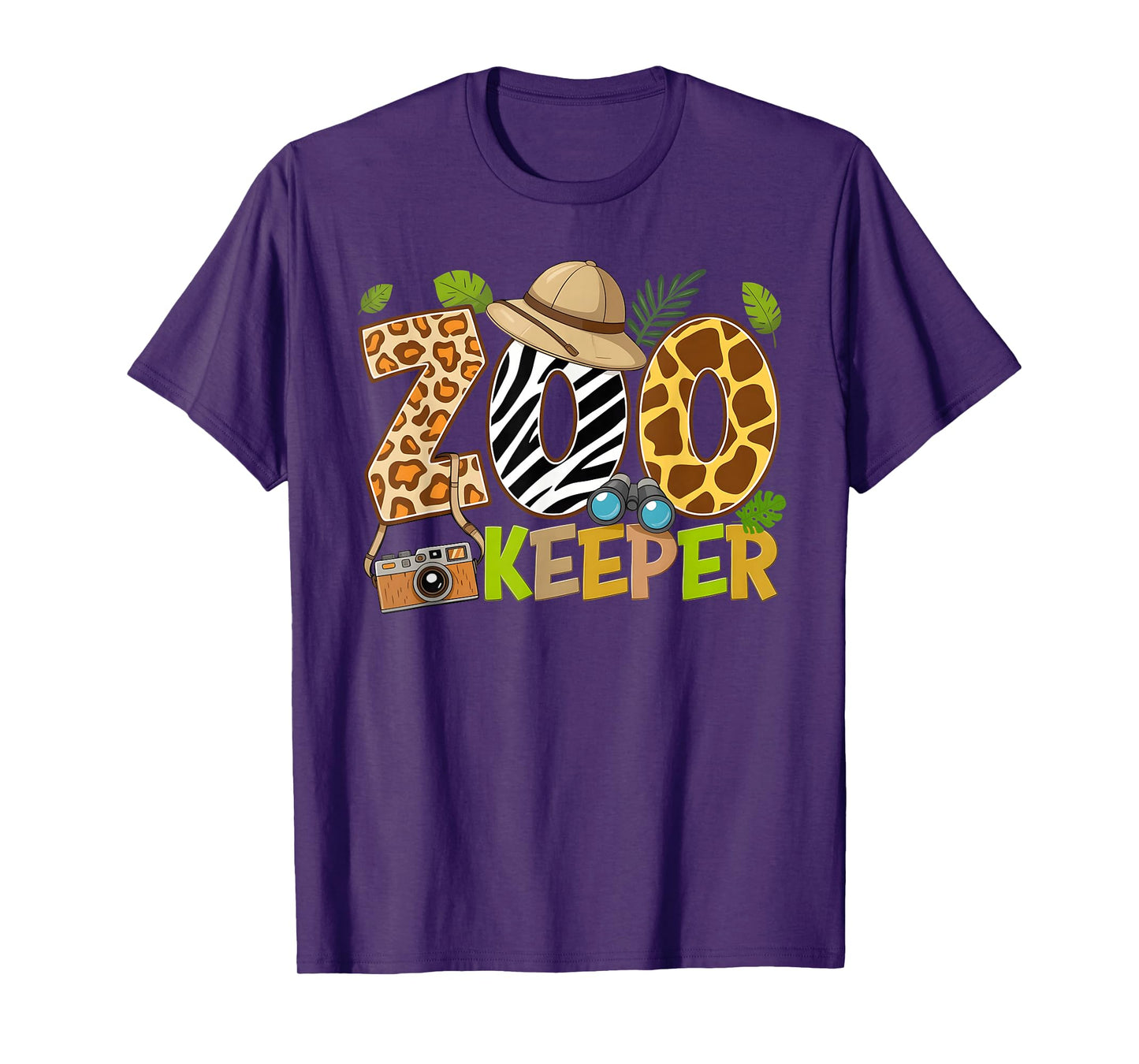 Zookeeper Animals Wildlife Lover Safari Halloween Costume T-Shirt
