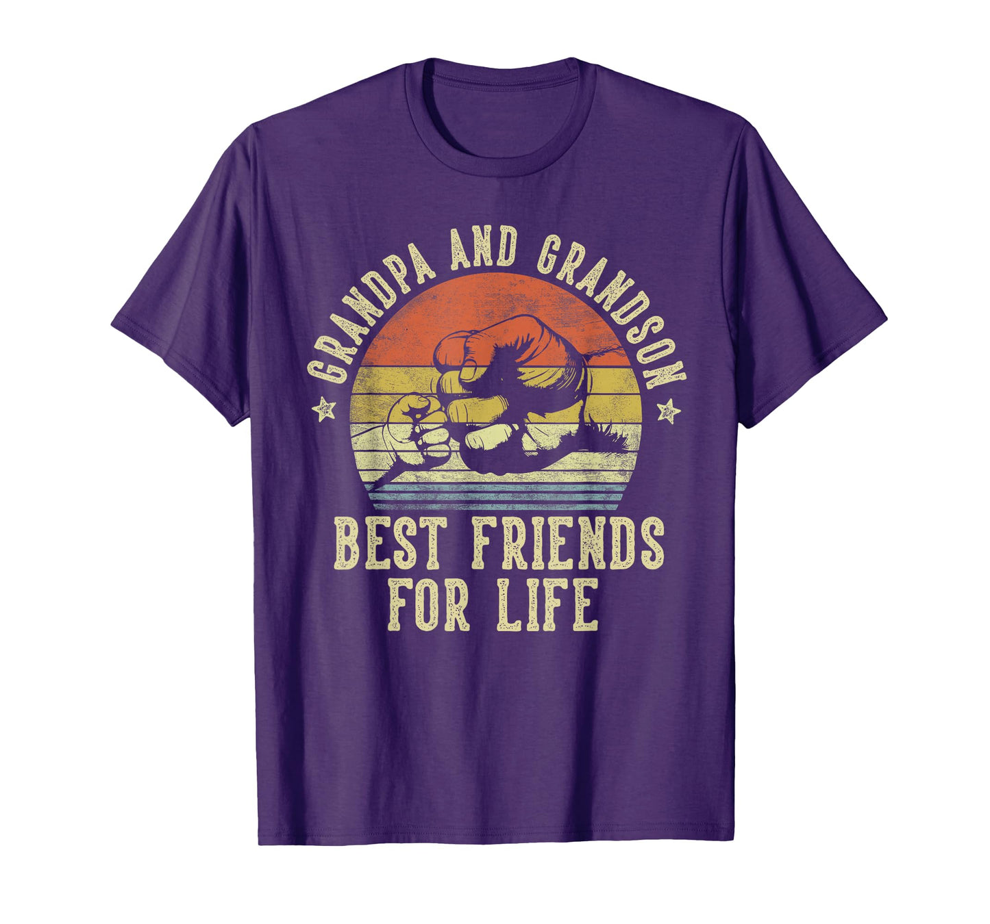 Grandpa and Grandson Best Friends for Life Funny Grandpa T-Shirt