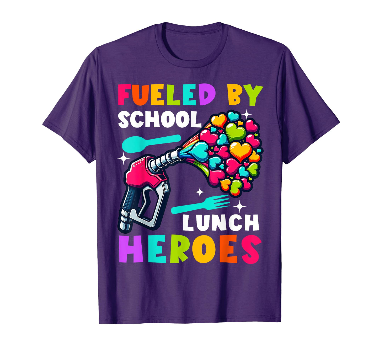 School Lunch Lady Squad a Food Fueled school lunch heroes T-Shirt
