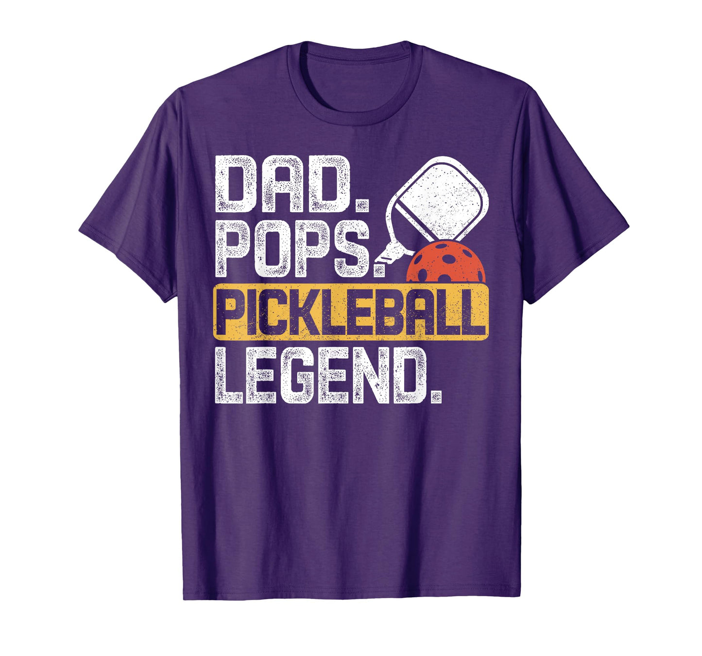 Dad Pops Pickleball Legend Funny Grandpa T-Shirt