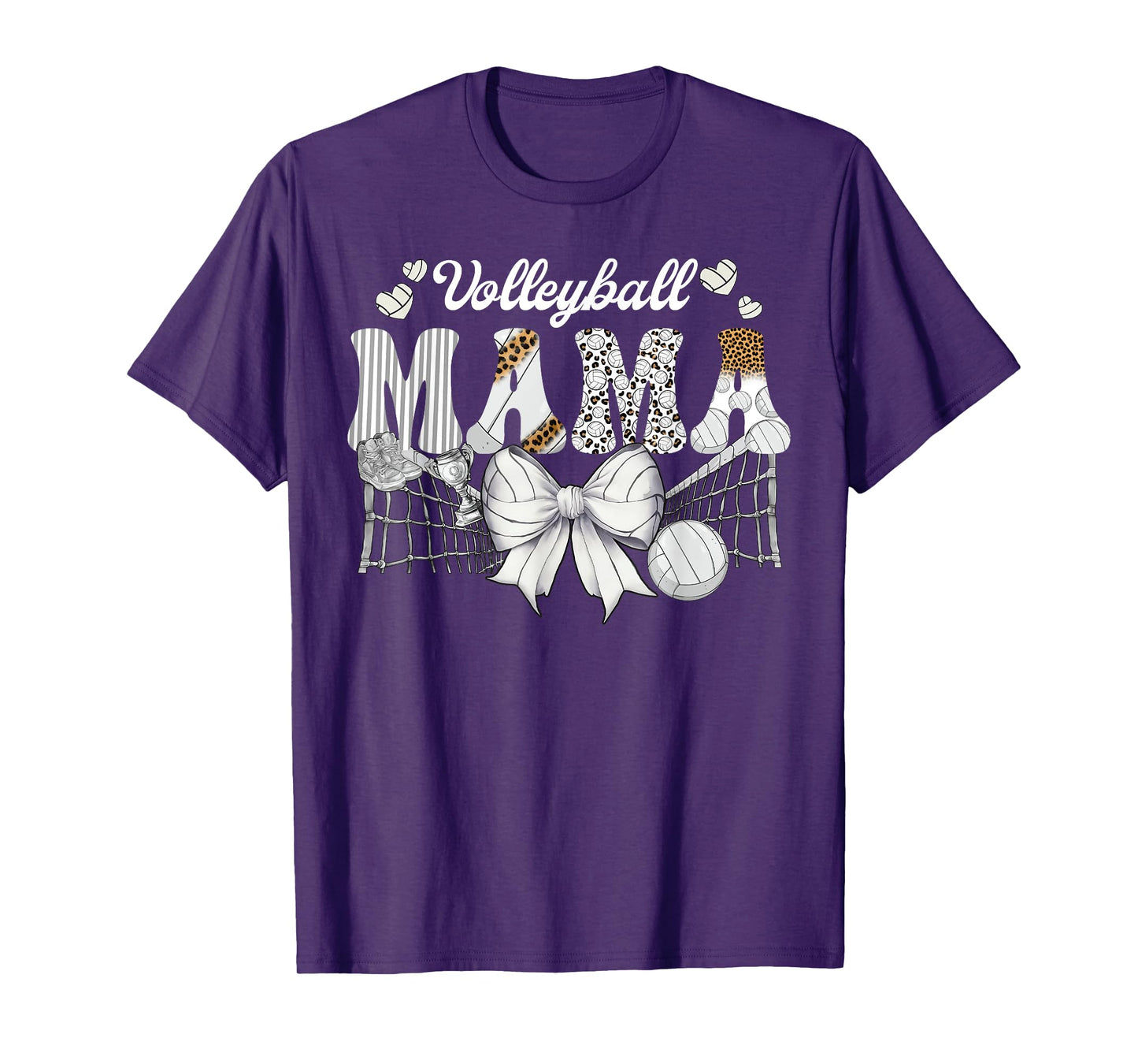 Volleyball Mom Volleyball Mama Cute Mom Life Volleyball T-Shirt