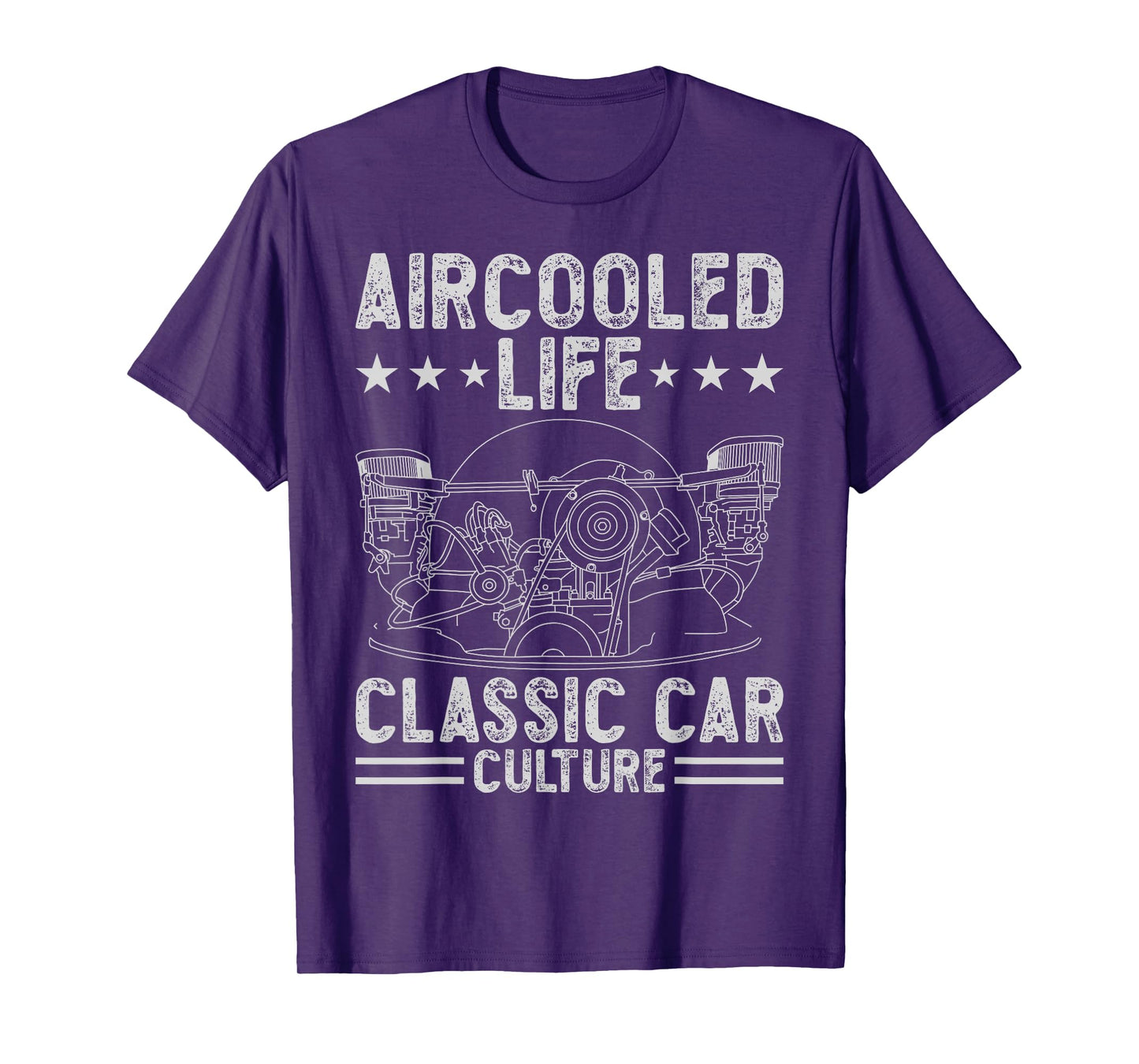 Funny Classic Air cooled Car Engine vdub Air-cooled Life T-Shirt