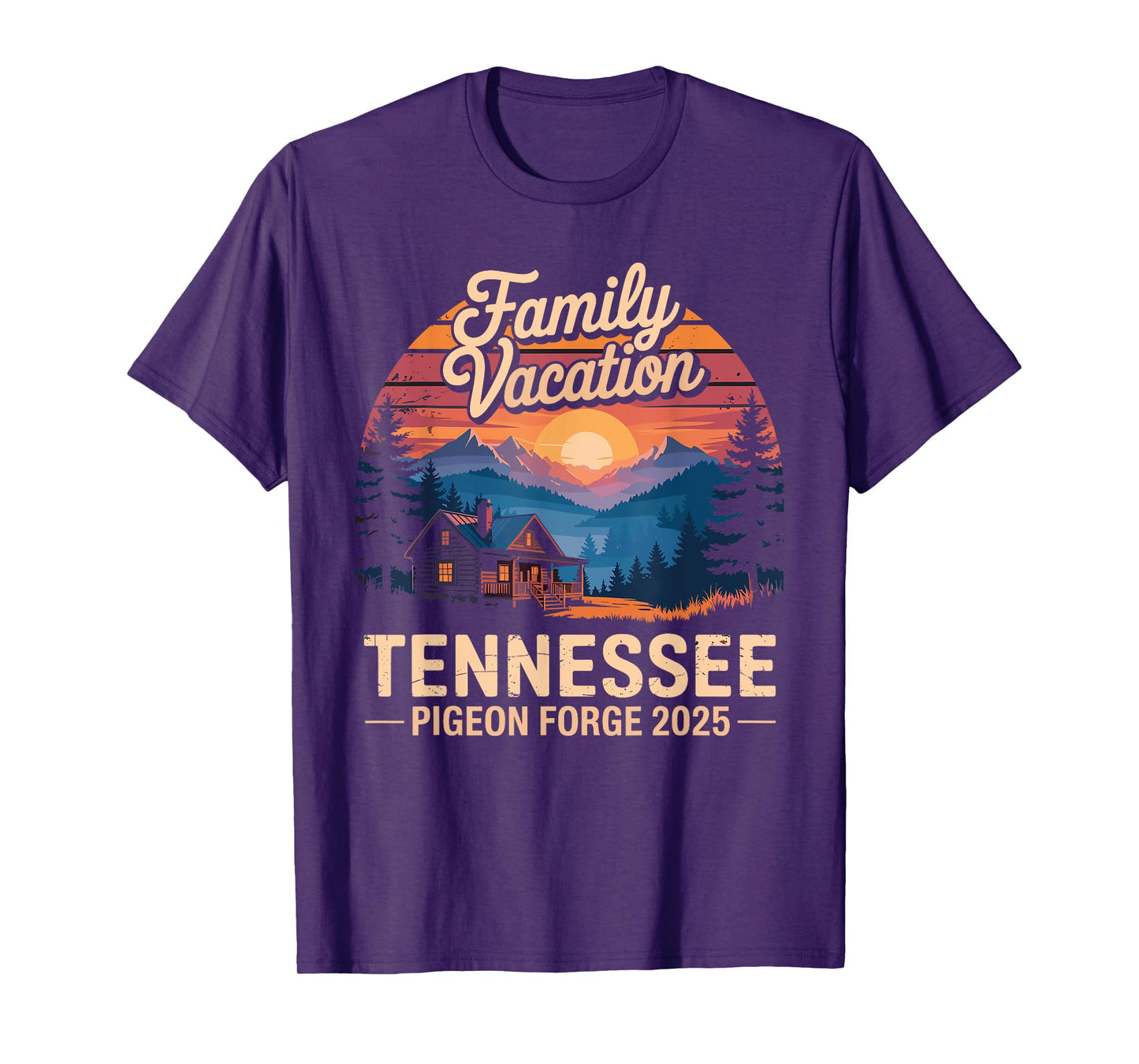 Tennessee Smoky Mountains Family Vacation 2025 Pigeon Forge T-Shirt