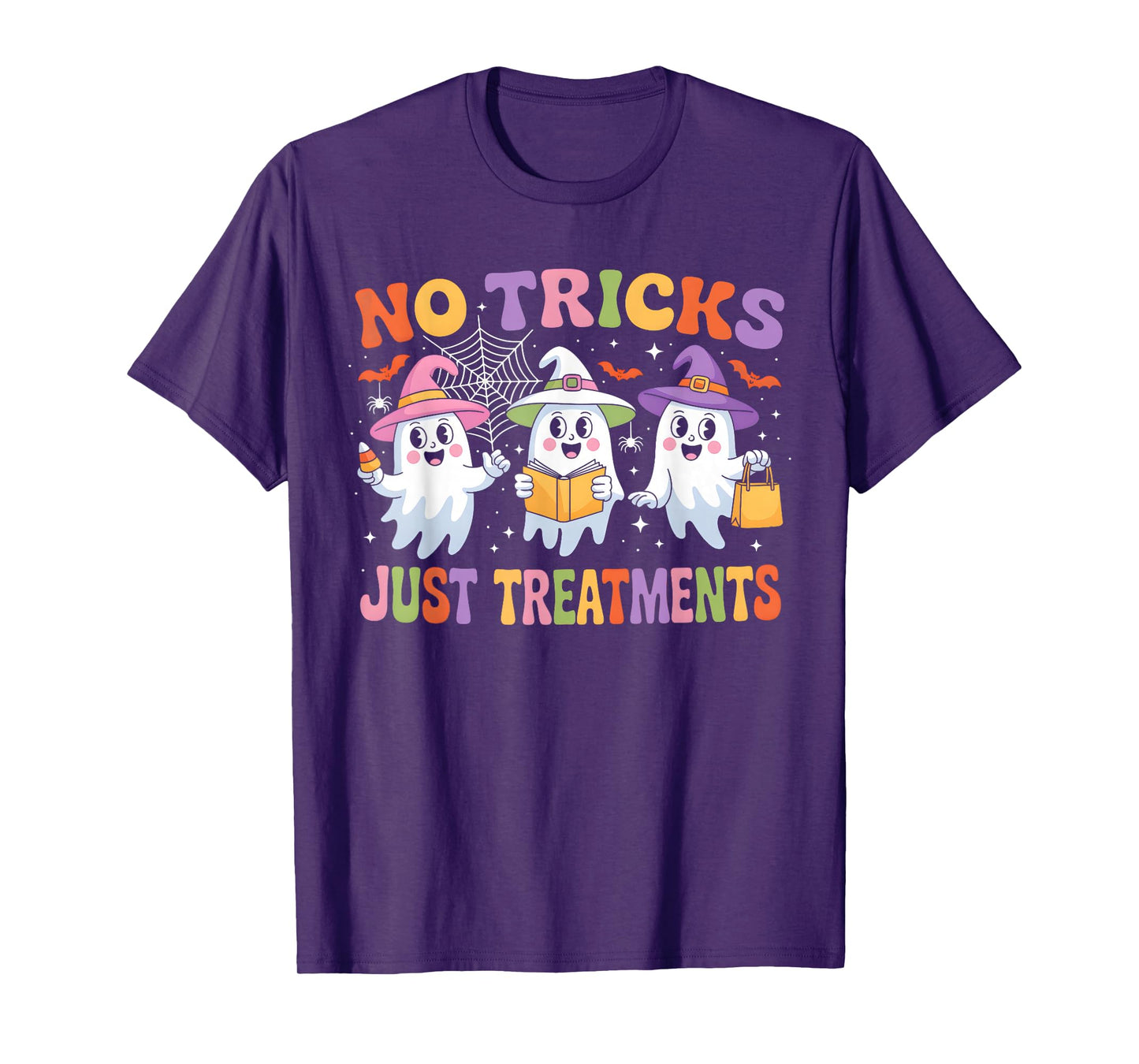 Funny Nurse Ghost for Scrub Life & Nursing Halloween Lovers T-Shirt