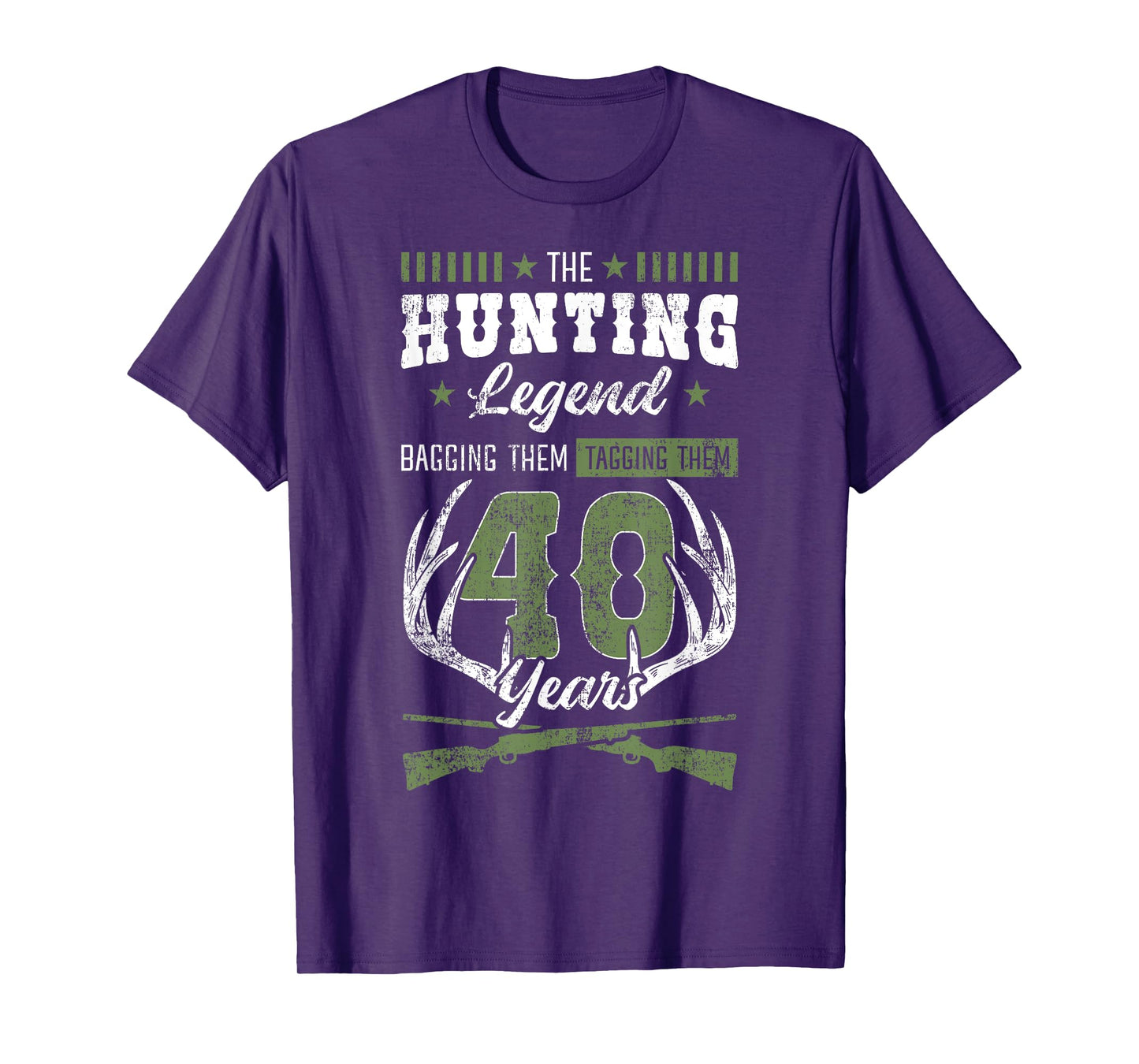 Deer Hunting 40th Birthday Party Wildlife Theme Buck Hunters T-Shirt