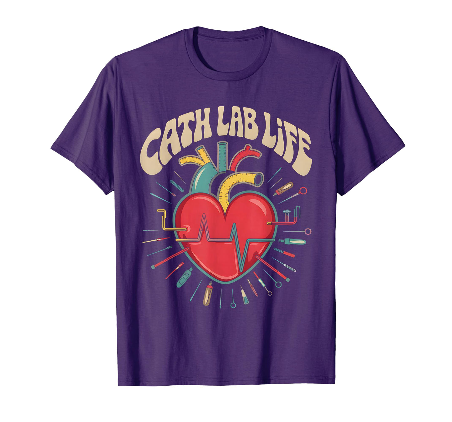 Cath Lab Life Cardiac Cath Lab Medical Medicine T-Shirt