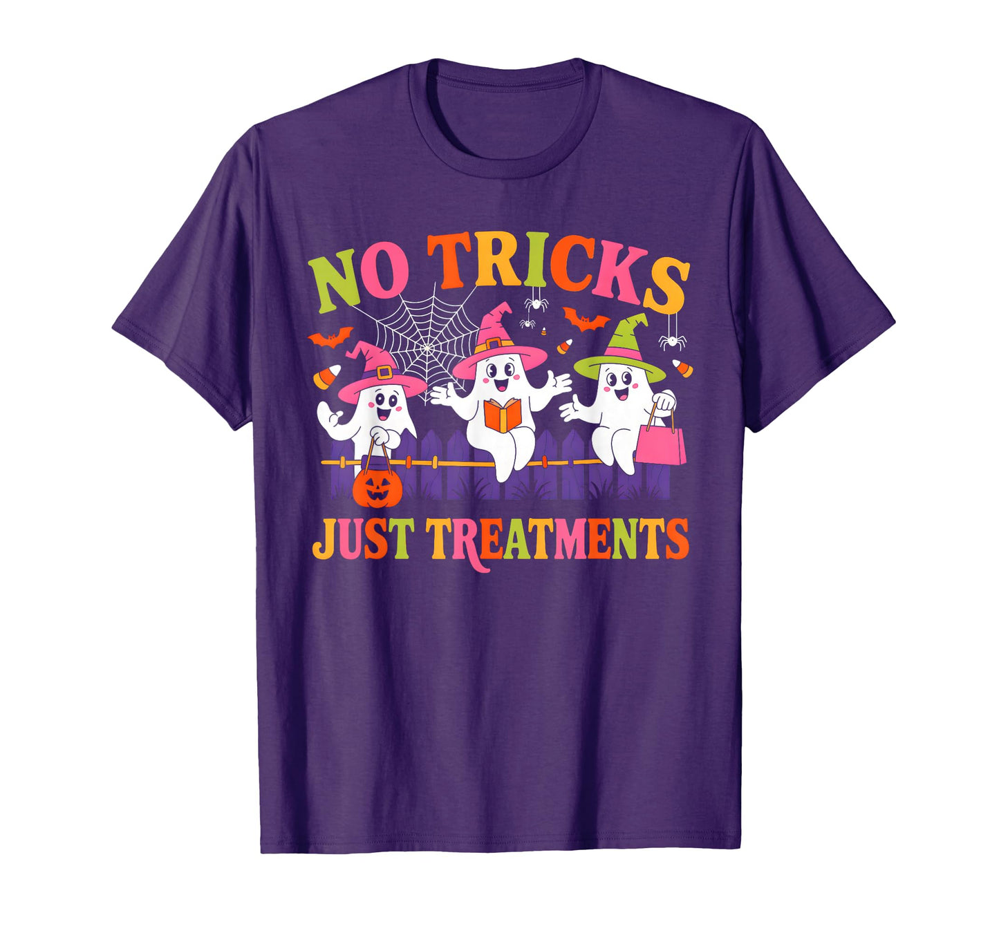 Funny Nurse Ghost for Scrub Life & Nursing Halloween Lovers T-Shirt