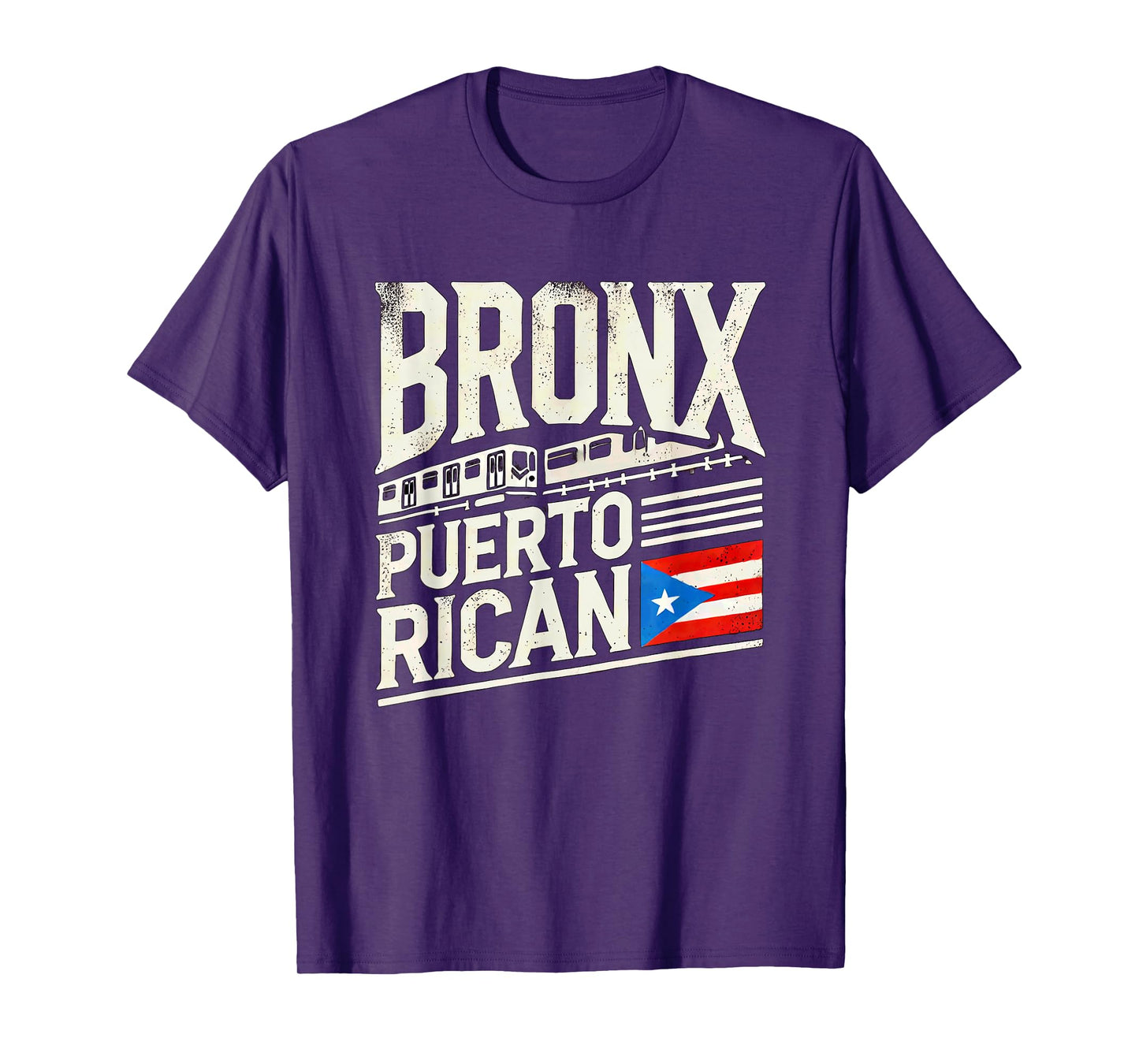Bronx Puerto Rican Puerto Rico Flag NYC Train Subway Car Fun T-Shirt