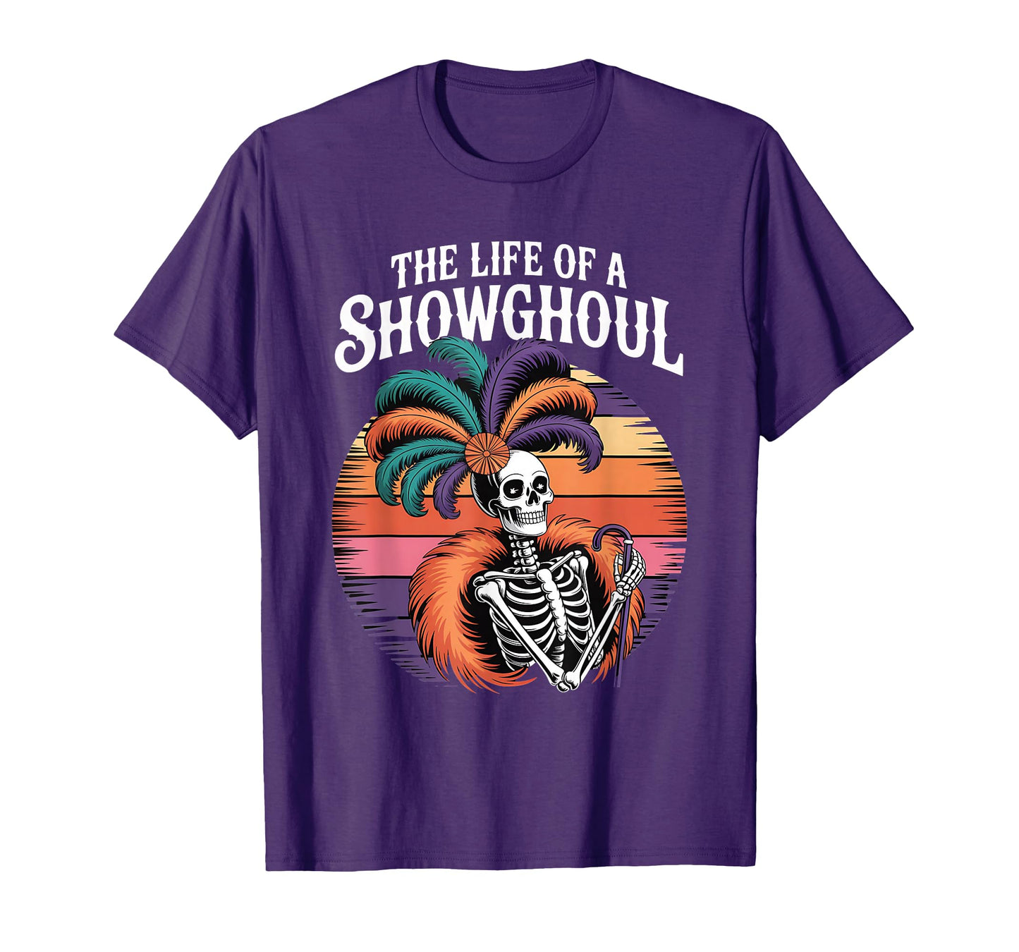 Life of a Showghoul Retro Vintage Halloween T-Shirt