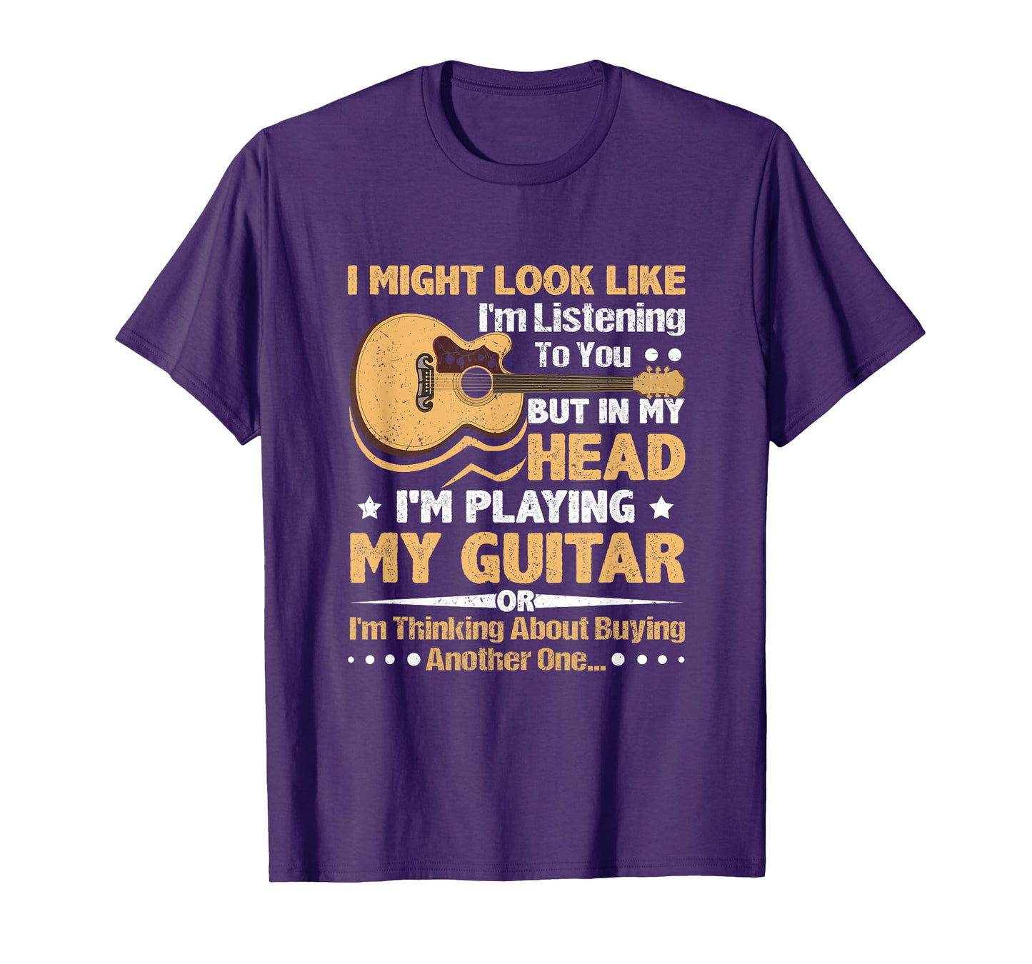 Guitar Shirt for Men - Funny Musician Guitar Graphic T-Shirt