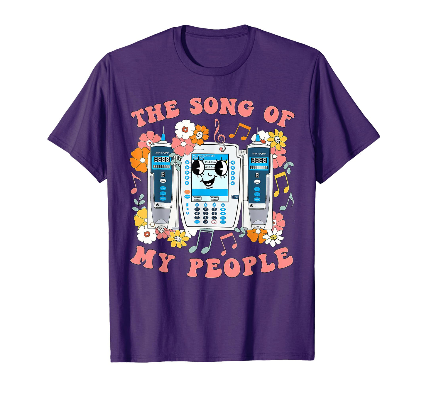 4th Of July Nurse, The Song Of My People, Beeping IV Pump T-Shirt