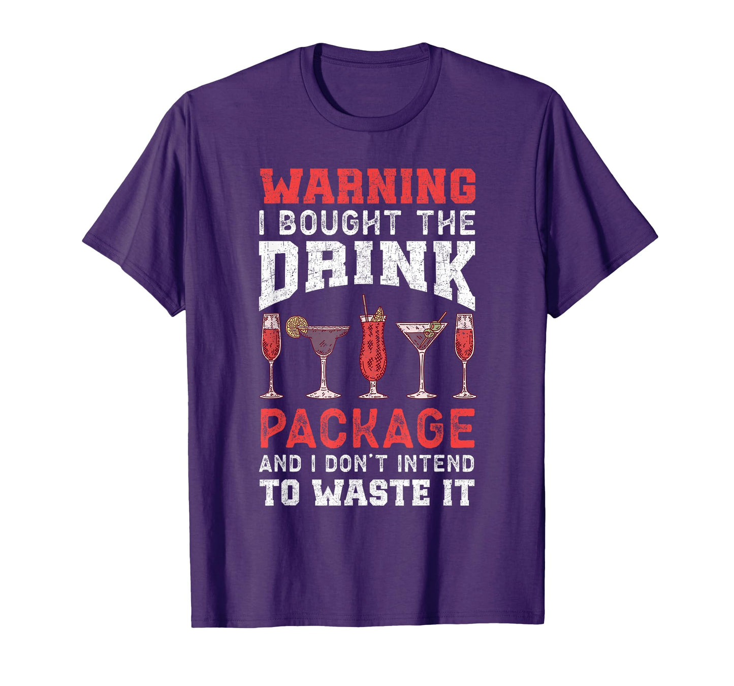 Sarcastic Cruise Blame It On The Drink Package T-Shirt