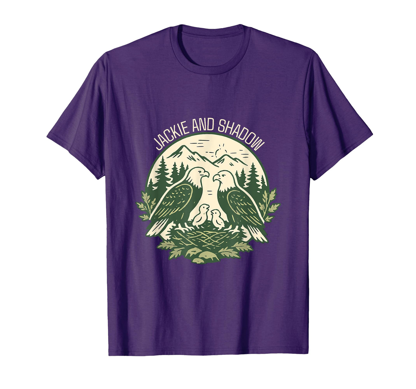 Jackie And Shadow Bald Eagle Vintage Nature Lovers T-Shirt