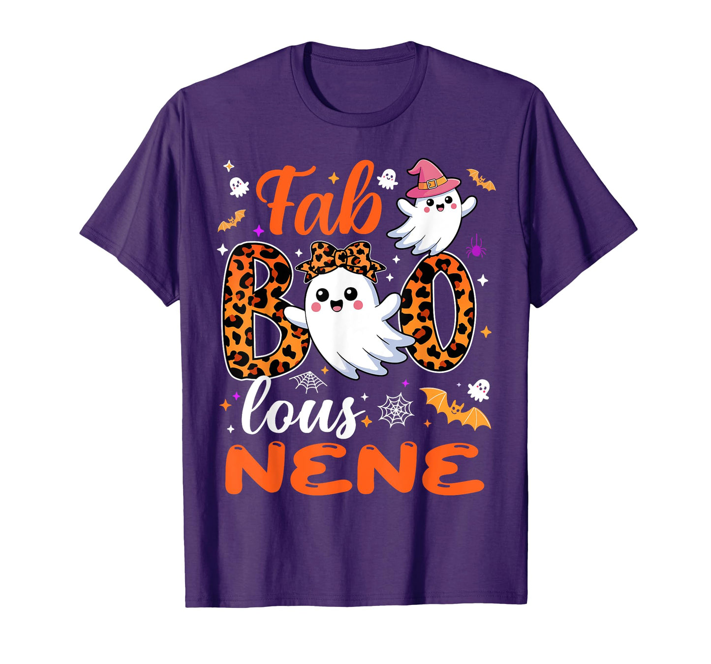 Cute Leopard Fab Boo Lous Nene Spooky Halloween Costume Gift T-Shirt
