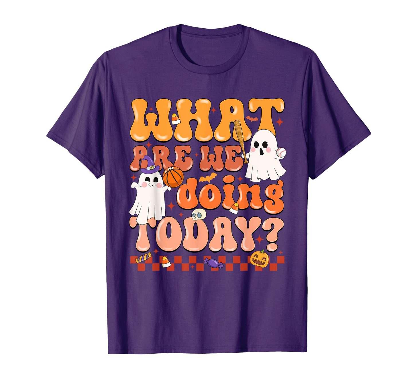 What Are We Doing Today Halloween PE Spooky Teacher T-Shirt