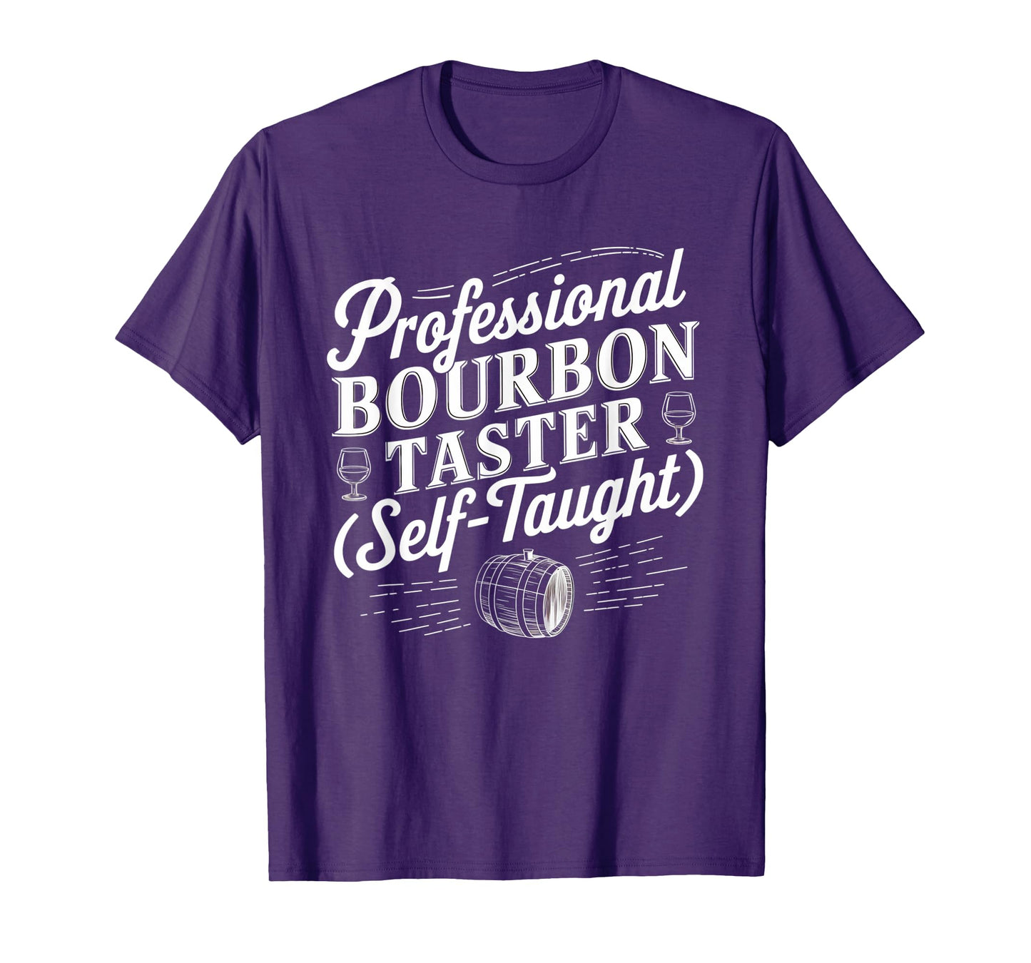 Professional Bourbon Taster Vintage Barrel Humor T-Shirt