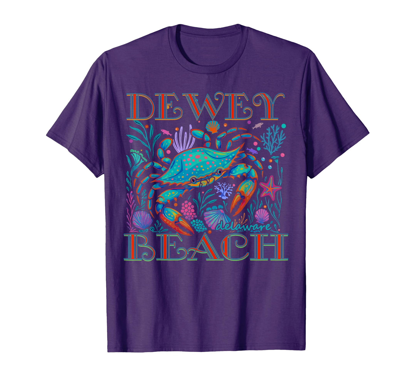 DEWEY BEACH DELAWARE BLUE CRAB SUMMER BEACH VACATION GIFTS T-Shirt