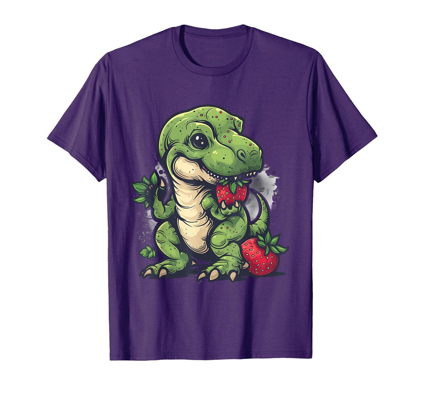 Strawberry Dinosaur Cute Dino Wildlife Strawberries T-Rex T-Shirt