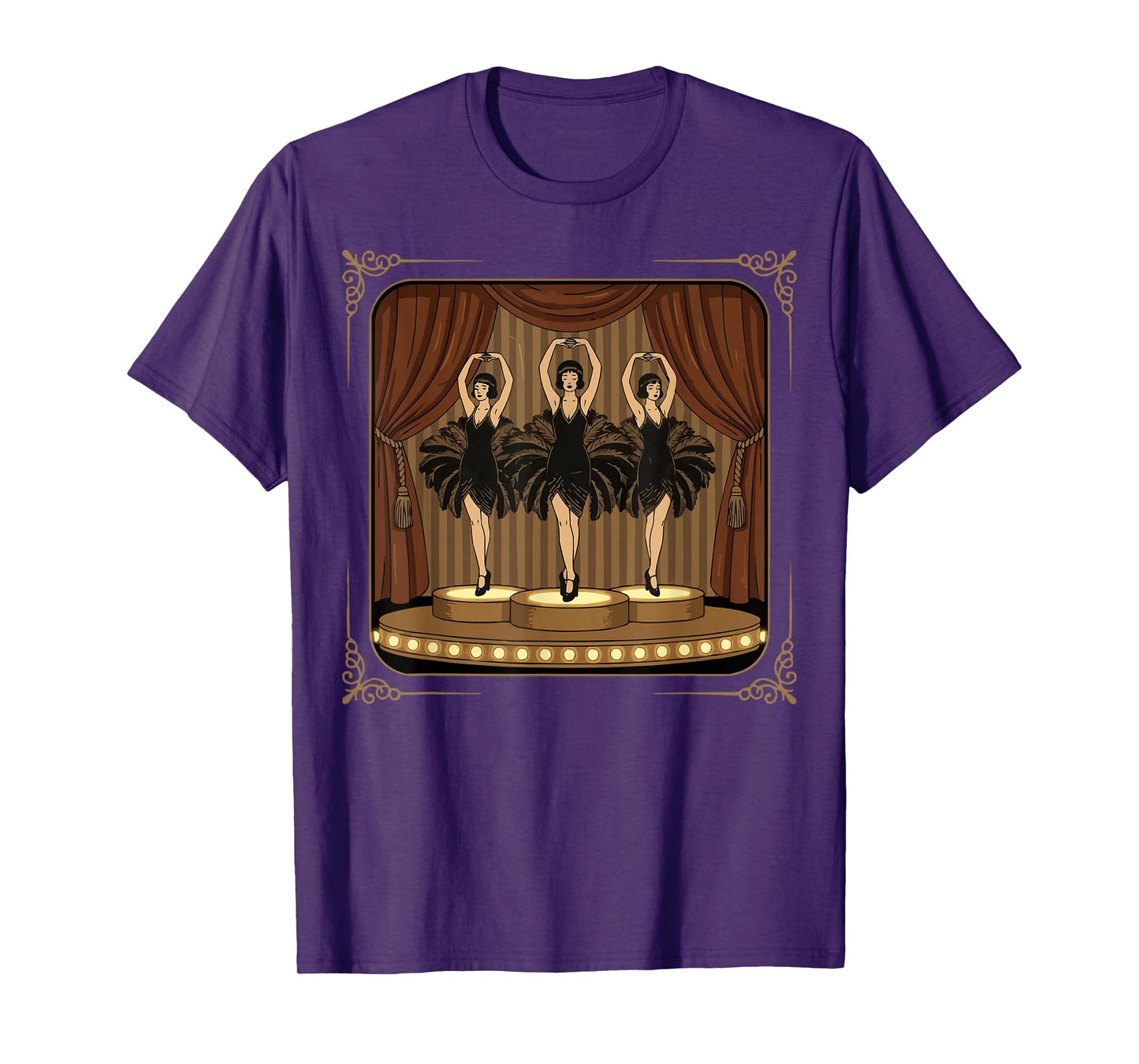 Showgirls Dancing Extravaganza Cabaret Burlesque Vaudeville T-Shirt