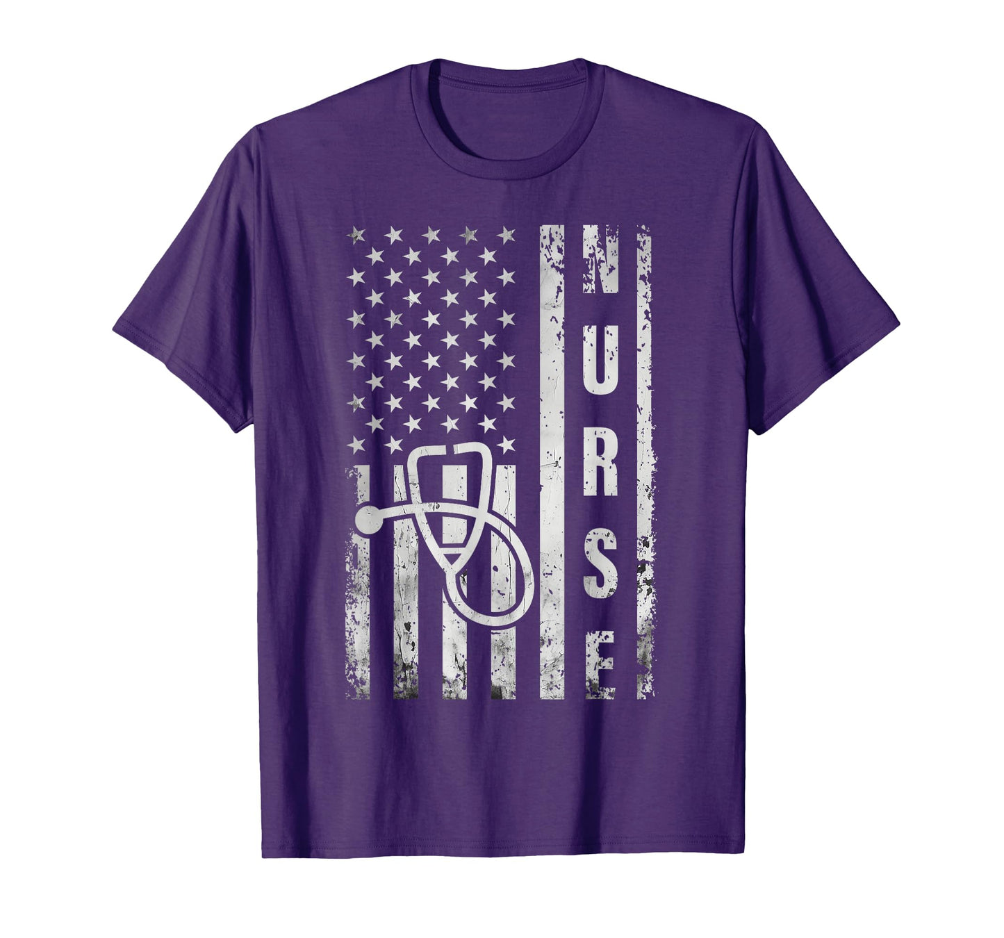 Funny American Flag Nurse Day Idea Nurses Life T-Shirt