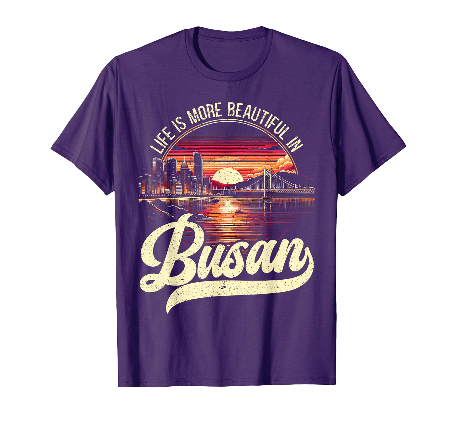 Busan South Korea Country Travel Vacation Korean T-Shirt