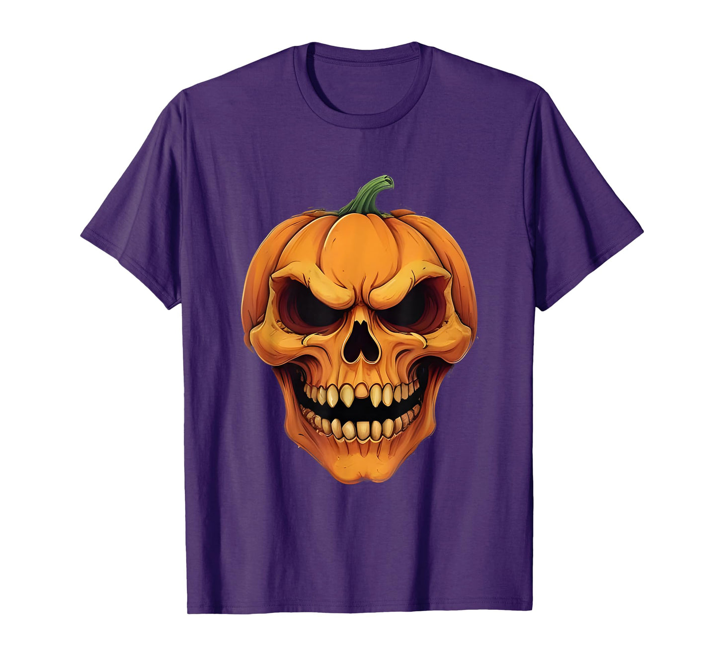 Halloween Skull Pumpkin T-Shirt
