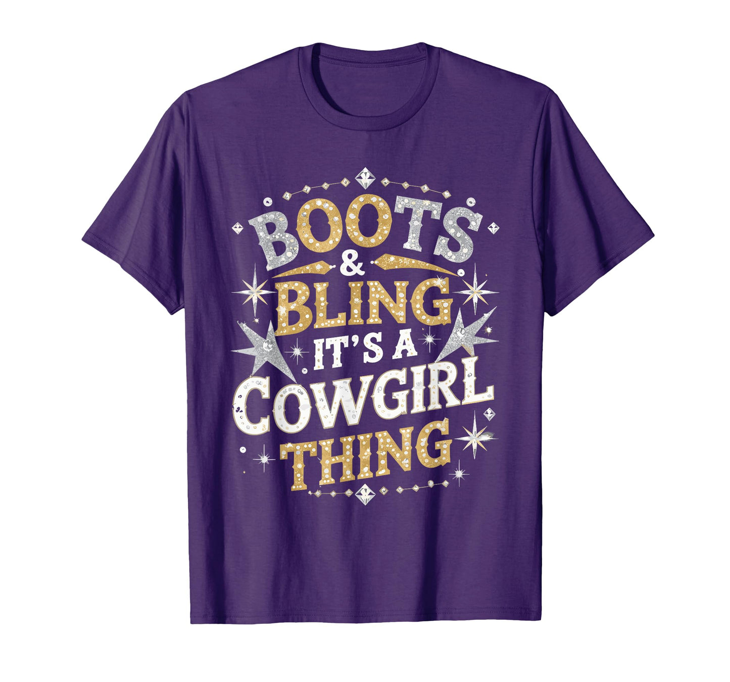 Boots and Bling It's Cowgirl Thing Western Country Melanin T-Shirt