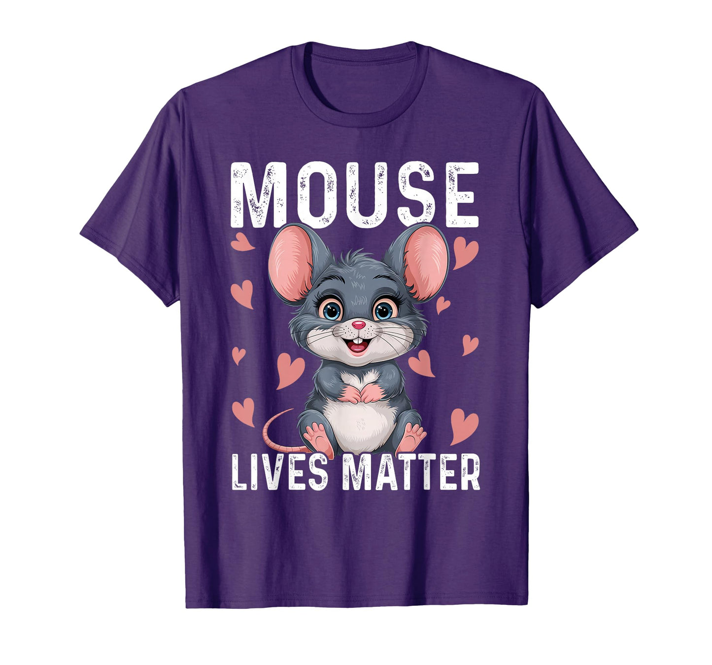 Funny Mice Design Mouse Lives Matter T-Shirt