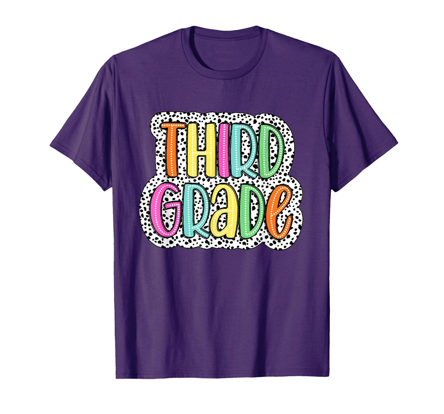 Third Grade Dalmatian Dots 3rd Dream Team Back To School T-Shirt