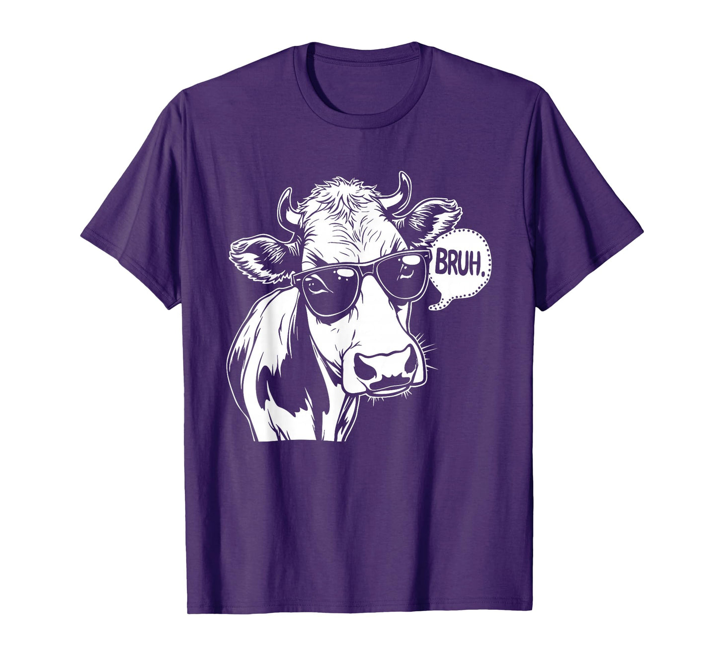 BRUH cow Funny cow Lover BRUUUH Meme Saying Slang T-Shirt