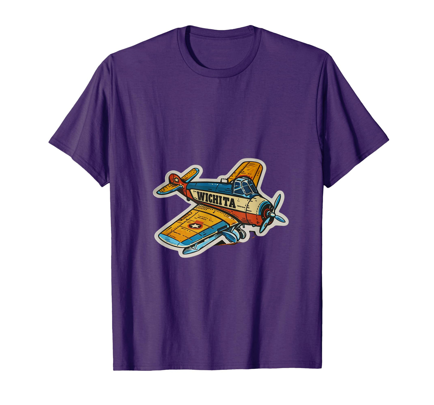 Wichita Kansas Airplane History Aviation Midwest Flying Fun T-Shirt