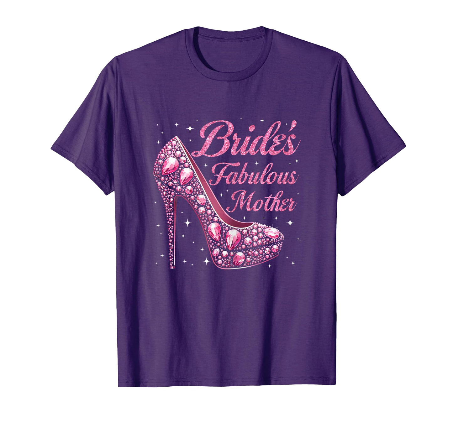 Mother's Fabulous Bride Happy Wedding Married Day Vintage T-Shirt