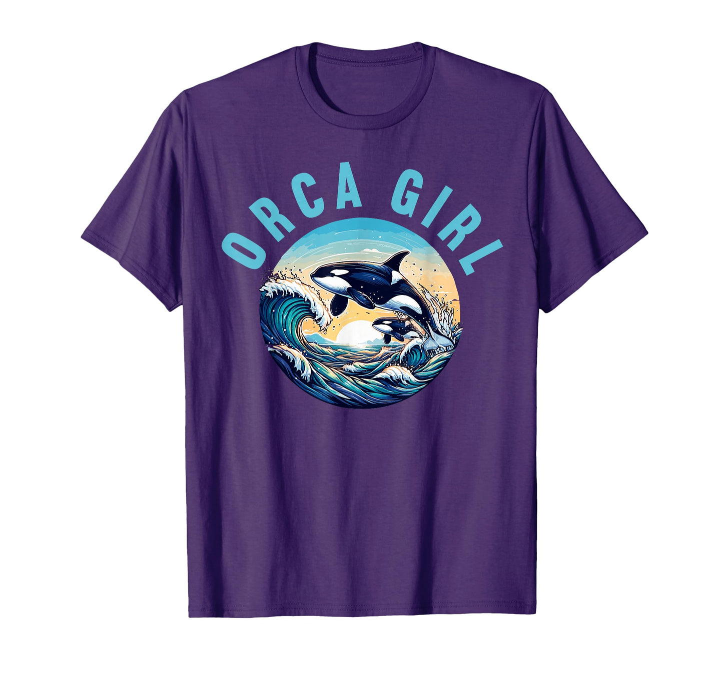 Orca Kids Girl Orca Whale T-Shirt