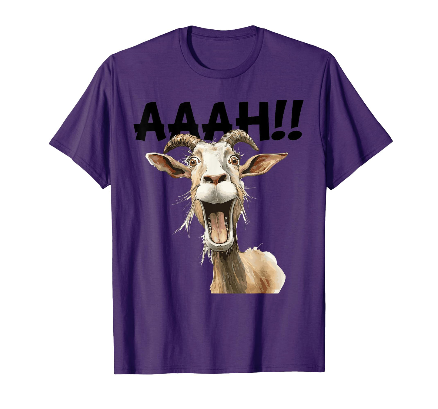 funny screaming Goat T-Shirt
