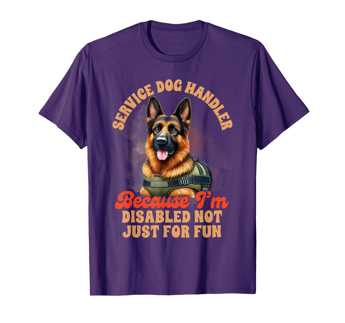 Service Dog Training German Shepherd Service Dog Handler T-Shirt