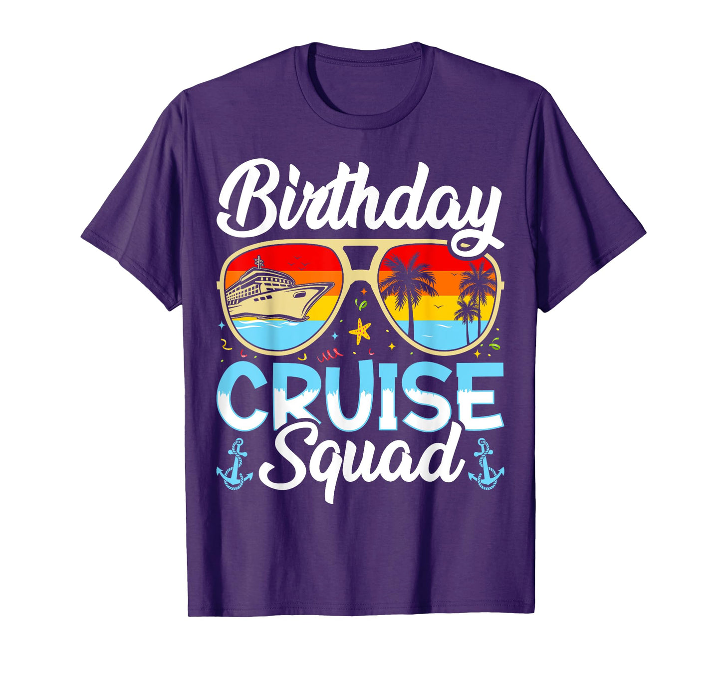 Birthday Cruise squad2025 Ship Vacation Trip Family Matching T-Shirt