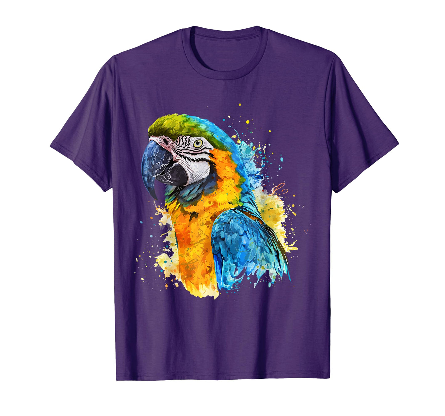 Colorful Parrot Watercolor T-Shirt