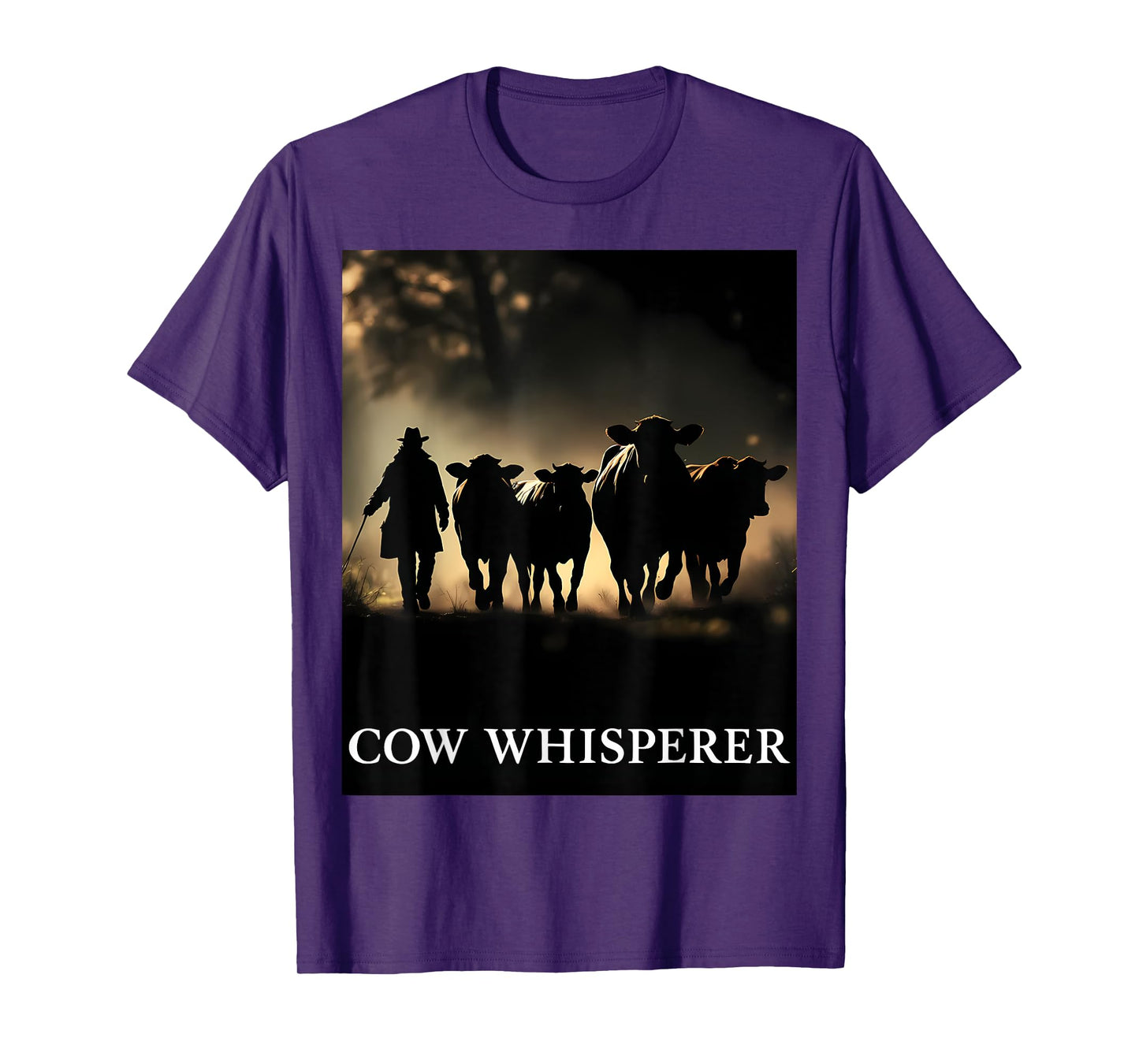 Highland Cow Lovers Funny Cow Whisperer Graphic for Farmers T-Shirt