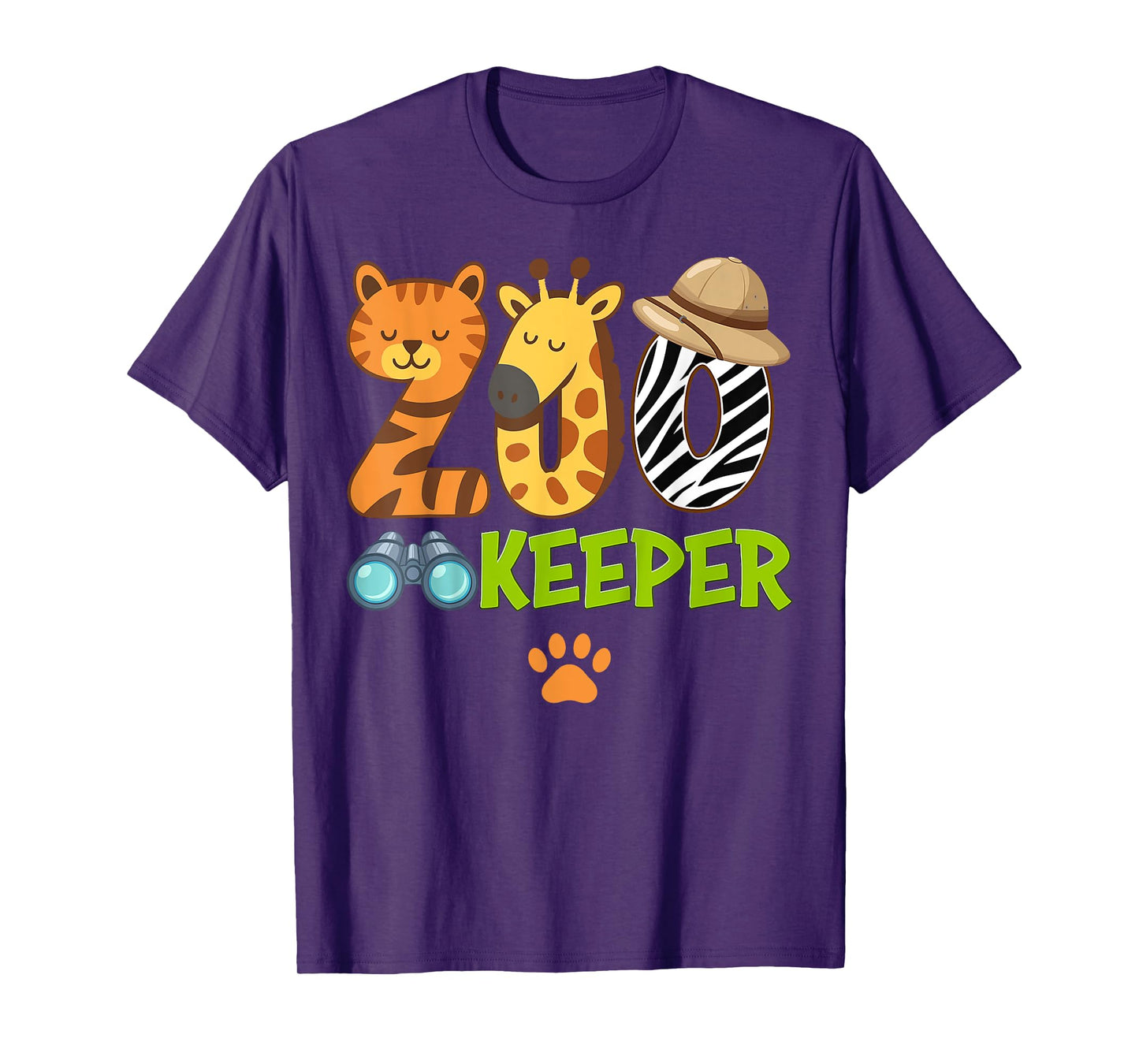 Zookeeper Animals Zoo Wildlife Lover Safari Savanna Costume T-Shirt