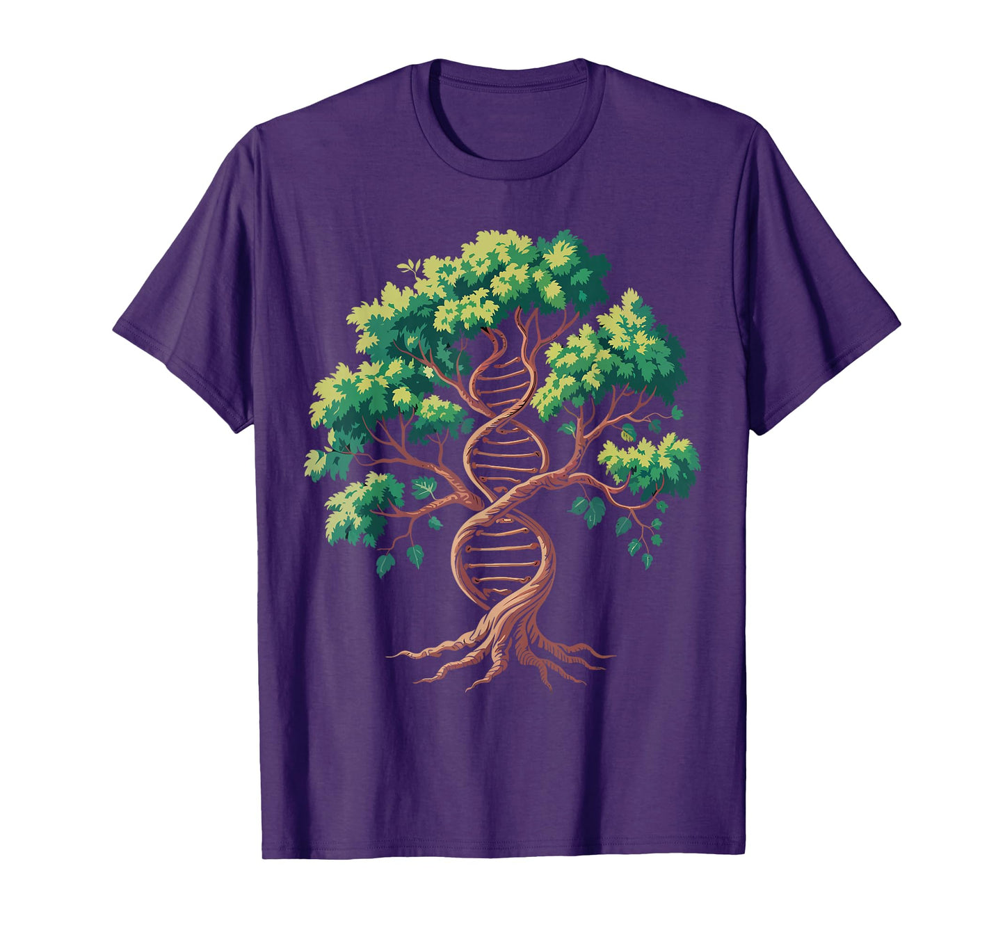 Science Tree of Life DNA Biology Nature Genetics Gifts Women T-Shirt