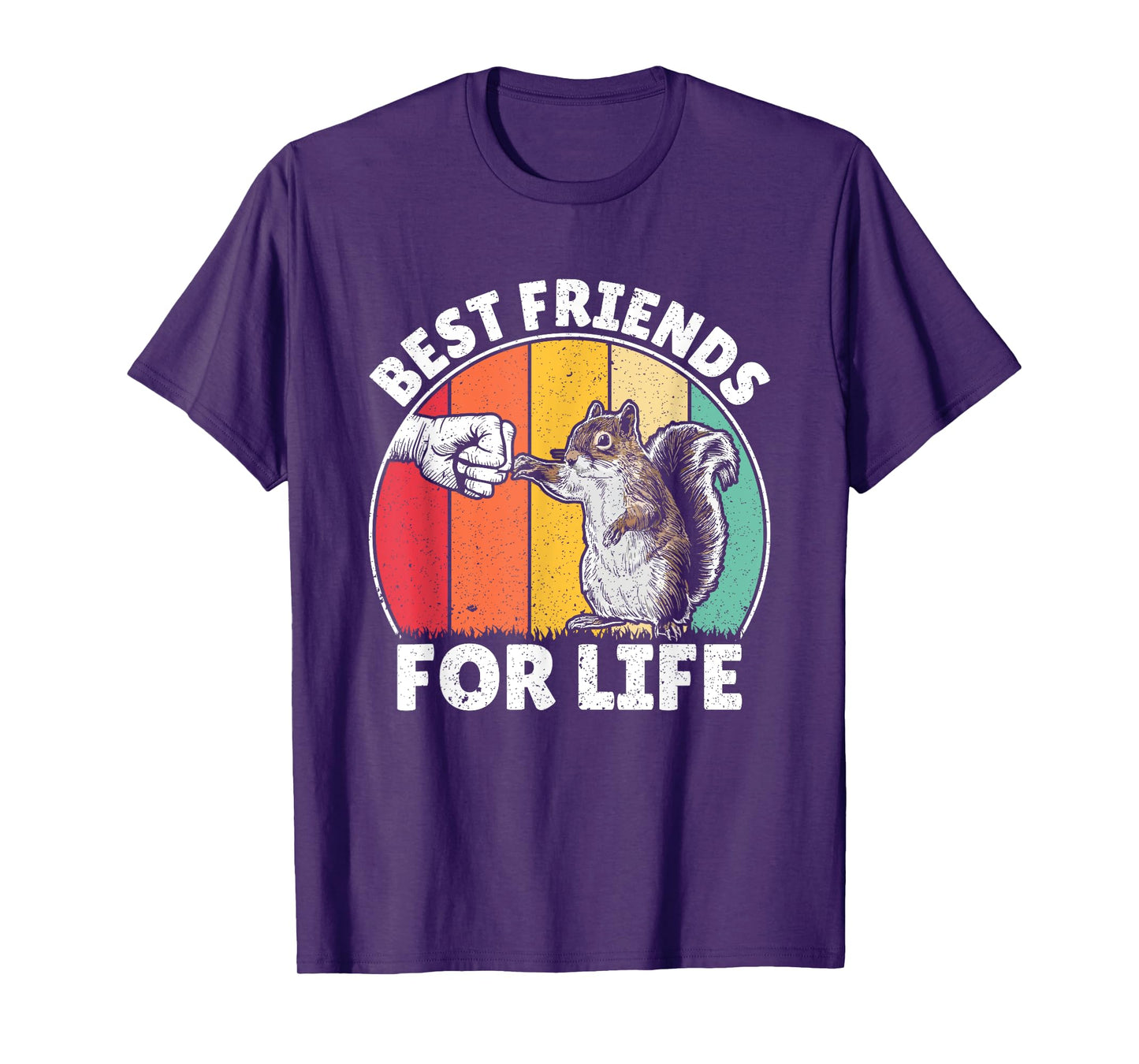 Best Friends For Life Squirrel Lover Funny Animal Lover T-Shirt