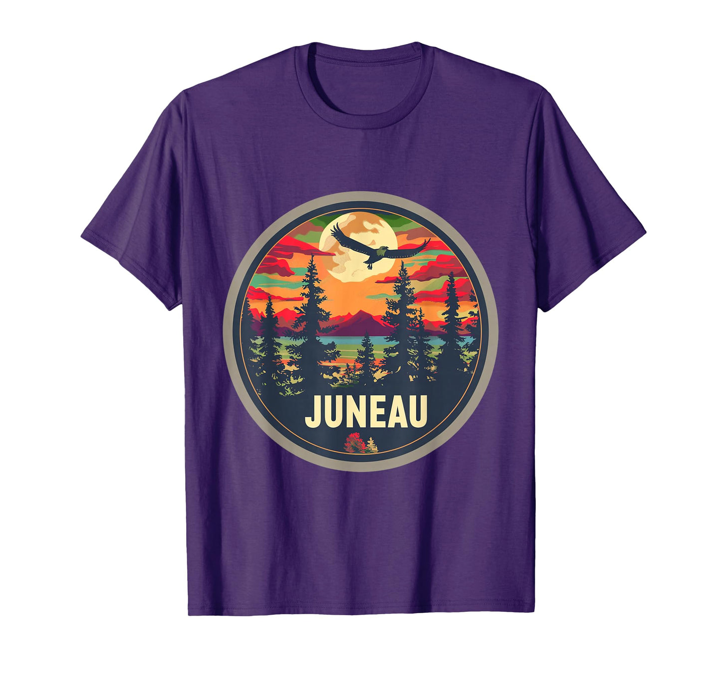 Juneau Alaska Vacation Wildlife Bears Moose Adventure T-Shirt