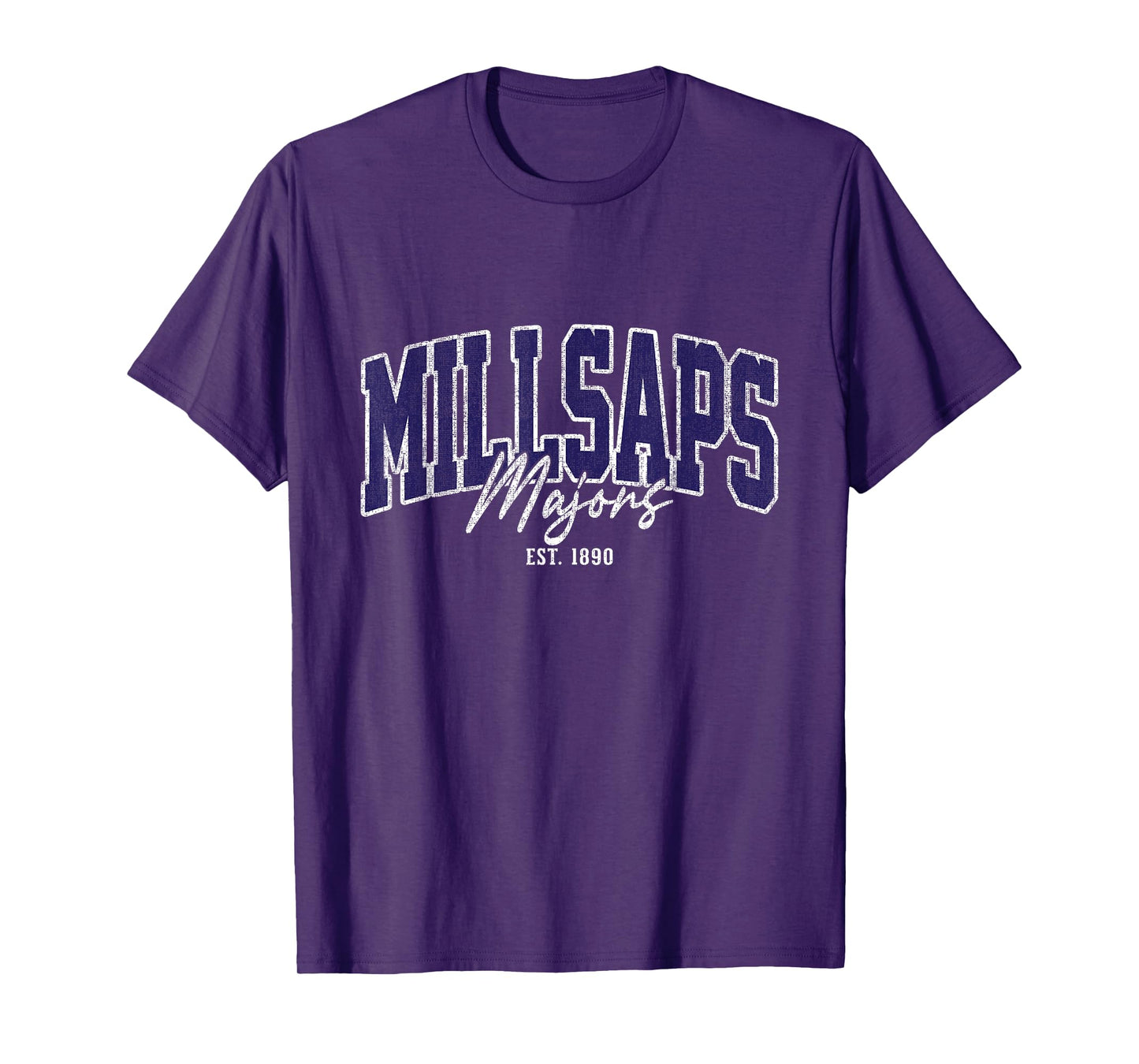 Millsaps Arch Athletic Vintage Sports Tee Men Women T-Shirt