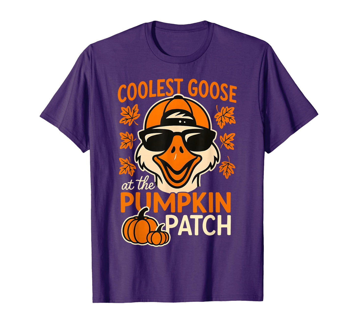 HUGvyn Halloween: Goose Coolest Pumpkin In The Patch Boy Kid T-Shirt