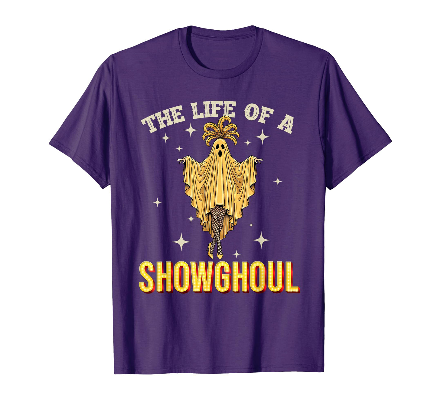 Funny The Life of A Showghoul Halloween Showgirl Dancing T-Shirt